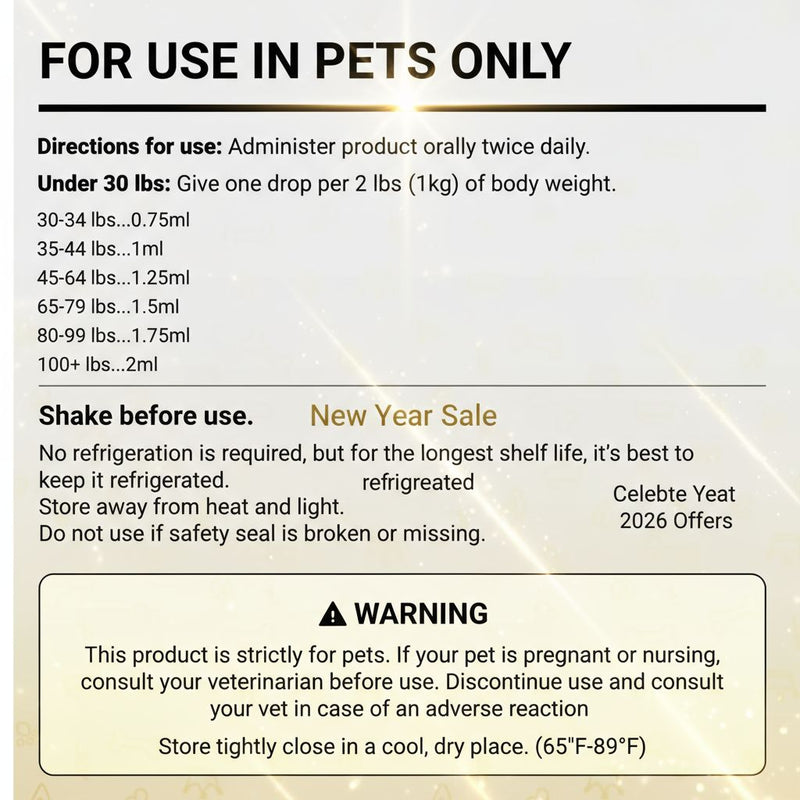 AuraPets Sublingual Nano-Drops - New Year Sale